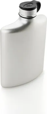 Produktbild von GSI Outdoors Edelstahl Flachmann 237 ml, 255 g, silber; 66108