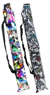 Produktbild von 2PCS Wasserdichte Angeltasche 146 cm, Tarnfarbe Rutentasche für Angelruten & Zubehör, ideal für Outdoor & Angeln