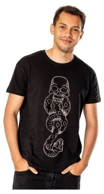 Imagen del producto de Camiseta de Harry Potter, símbolo oscuro, talla XL