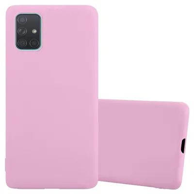 Immagine prodotto di Cadorabo custodia per Samsung Galaxy A71 5G custodia protettiva in rosa custodia del telefono cellulare TPU silicone custodia cover