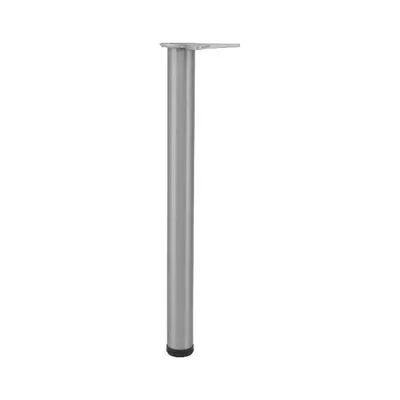 Produktbild von Tischfuß zylindrisch Tischbein ø 60mm Möbelbein L 700mm, Edelstahl