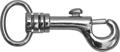 Produktbild von Reiher Jeanshaken vernickelt, Länge 59 mm