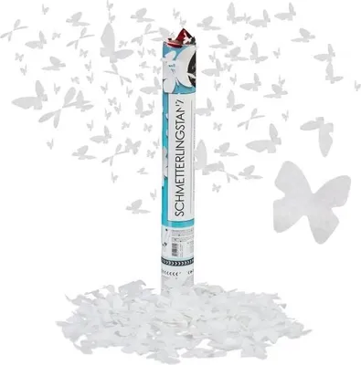 Image de Canon à confettis 40 cm papillons