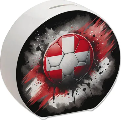 Produktbild von Fußball Schweiz Flagge Spardose