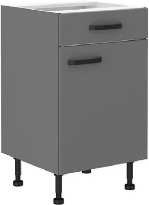 Produktbild von Unterschrank mit Schublade NELJA – Breite 50 cm, Anthrazit