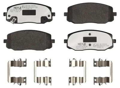 Produktbild von MEYLE 025 242 7516/PD Bremsbeläge Vorne für HYUNDAI i10 (PA) für KIA Picanto (SA)