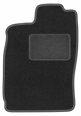 Immagine prodotto di Tappetino guidatore in moquette per Saab 900 II 1994-1995 (cabrio) – 1 pezzo, grigio grafite, su misura – Wielganizator LUX