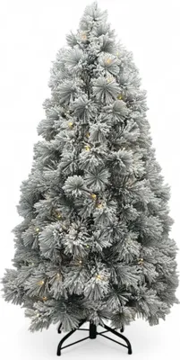 Zdjęcie produktu dla Sztuczna choinka ze śniegiem i światełkami 150 cm
