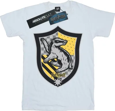 Produktbild von Harry Potter - "Hufflepuff" T-Shirt für Damen BI27040 (M) (Weiß)