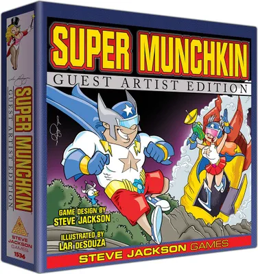 Image de Super Munchkin Guest Artist Edition - Jeu de cartes - Steve Jackson Games - ENG Edition