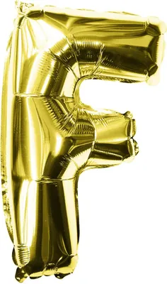 Produktbild von Oblique Unique Folien Luftballon Buchstabe F Geburtstag goldene Hochzeit Party Deko Ballon - gold