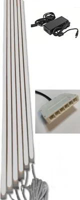 Produktbild von 7465 LED Leuchte ALU Schiene Slim 6x50cm matte Abdeckung Kalt Weiß