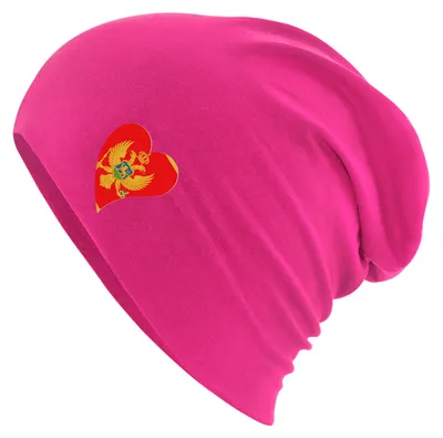 Produktbild von Huuraa Beanie Monte Flagge Herz Fuchsia One Size Baumwolle und Elasthan Mütze Geschenkidee