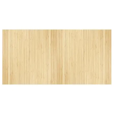 Produktbild von vidaXL Teppich Rechteckig Hell Natur 100x200 cm Bambus