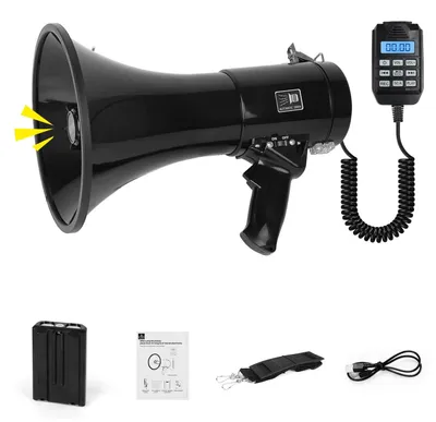 Immagine prodotto di Altoparlante portatile - Bluetooth - 100 W - Registrazione USB - Ricaricabile con microfono staccabile