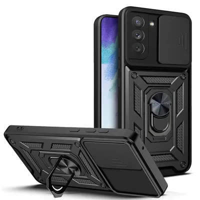 Produktbild von Handyhülle Für Samsung S21 FE Handy Tasche Hülle Outdoor Case TPU Silikon Bumper