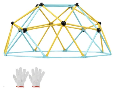 Obrázek produktu pro VEVOR lezecká kopule 1,80 m vysoká geometrická lezecká kopule hrací centrum pro děti od 3 do 9 let, nosnost 272 kg, s madlem pro šplhání, zahradní hrací zařízení na dvoře
