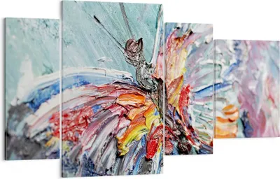 Produktbild von Bild auf Leinwand - Leinwandbild - Vogel Natur Farbe - 120x70cm - Wand Bild - Wanddeko - Wandbilder - Leinwanddruck - Bilder - Kunstdruck - Wanddekoration - Leinwand bilder - Wandkunst - DL120x70-3594
