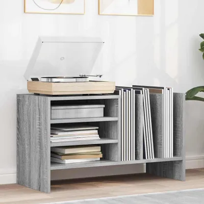 Produktbild von "Schlussverkauf" Medienspeicherschrank moderne - Holz Fernsehschrank - mit Regal Graues Sonoma 78,5x35x45 cm  C13844