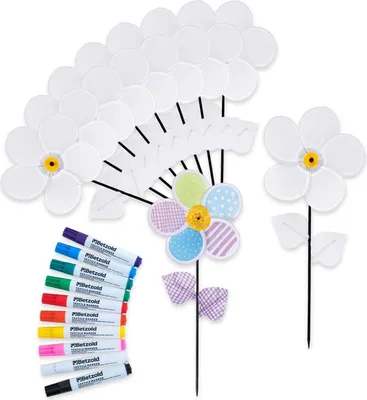 Produktbild von Betzold Bastelset Windrad-Blumen