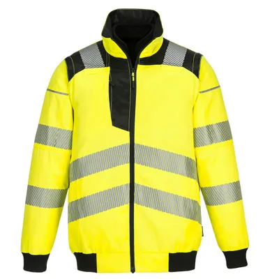 Produktbild von Portwest PW302 PW3 Warnschutz 3-in-1 Pilotjacke Yellow/Black Gr. XL