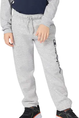Produktbild von Champion Script Logo Fleece Rib Cuff Jogginghose Kinder