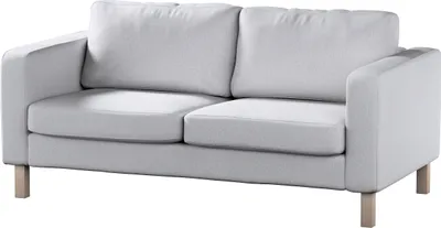 Produktbild von Dekoria Bezug für Karlstad 2-Sitzer Sofa nicht ausklappbar, hellgrau, Sofahusse, Karlstad 2-Sitzer