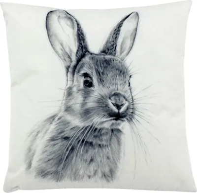 Produktbild von Sitzkissen Outdoor | Outdoor Kissen 45x45 cm | Cute Bunny Outdoorkissen
