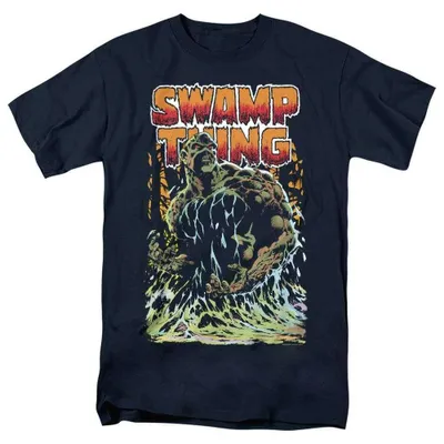 Immagine prodotto di T-shirt Justice League, unisex, per uomo/donna, modello TV40612 (taglia L), colore blu navy