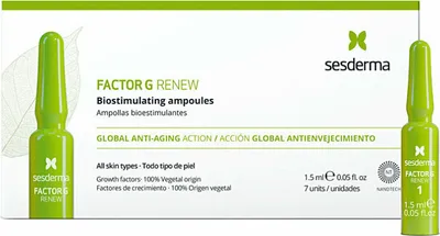 Obrázek produktu pro Sesderma Factor G Renew sérum Biostimulating Ampoules 7x1,5 ml