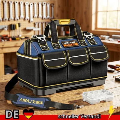 Produktbild von AIRAJ Werkzeugtasche Elektriker 1680D Oxford Multifunktional