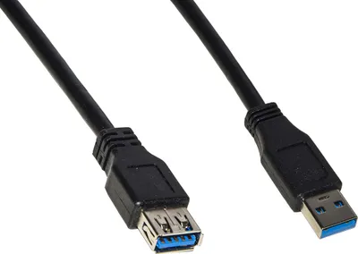 Productafbeelding van LINK LKCU3018, 1,8 meter, USB A naar USB A, USB 3.2 Gen 1 (3.1 Gen 1), 5 Gbit/s, zwart