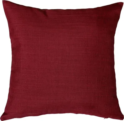 Produktbild von Kissenbezug 40x40 bordeaux Kissenhülle Struktur Leinenoptik Deko Kissen
