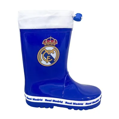Immagine prodotto di Stivali da pioggia per bambini del Real Madrid - Stivali in gomma impermeabile in PVC per unisex