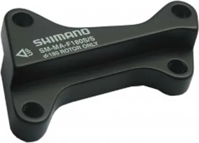Obrázek produktu pro SHIMANO ISMMAF180SSA Adaptér pro brzdu IS/IS vidlice VR, pro 180 mm, pro BR-M965/755/555/485, černý