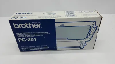 Produktbild von Brother PC-301, Faxkassette + Farbband, 235 Seiten, Schwarz, FAX-910, FAX-917, FAX-920, FAX-930, FAX-940, Wärmeübertragung, 1 Stück(e)