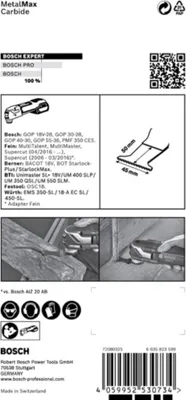 Obrázek produktu pro Bosch 2 608 900 021, Nerezová ocel, Ocel, Bosch, 1 kusů