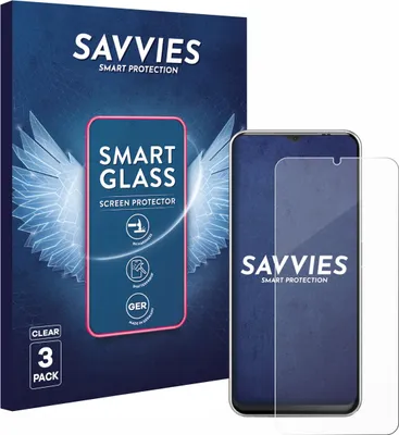 Produktbild von 3x Savvies Schutzglas Folie für Emporia ME.6 9H Panzer Schutzfolie Glas Displayschutz klar transparent