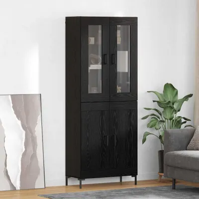 Immagine prodotto di Maison Exclusive - Mobile contenitore a due ante, finitura effetto legno noce, dimensioni 69,5 x 34 x 180 cm