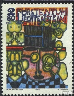 Produktbild von Briefmarken Liechtenstein 1993 Mi 1060 (kompl.Ausg.) postfrisch Hundertwasser