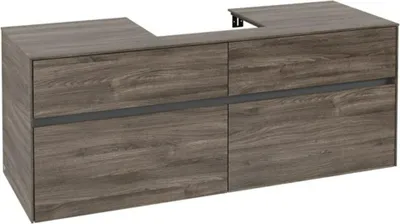 Produktbild von Villeroy & Boch C07300RK WaschbeckenUS Collaro 1400x548x500mm