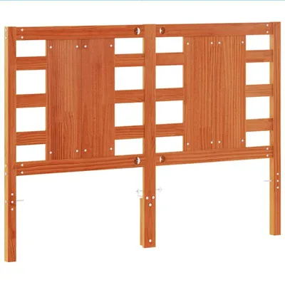 Image de vidaXL Tête de lit brun cireux 135 cm pin massif