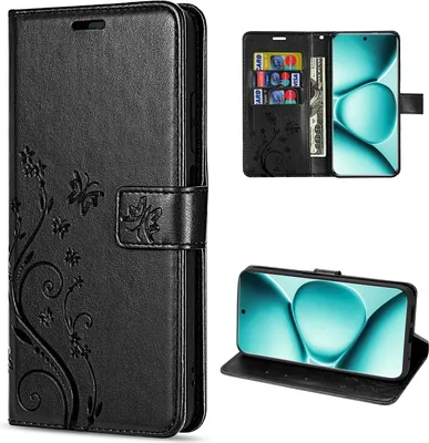 Produktbild von Hülle für Xiaomi Redmi Note 15 Pro+ Handyhülle Wallet Case Klapphülle in Schwarz
