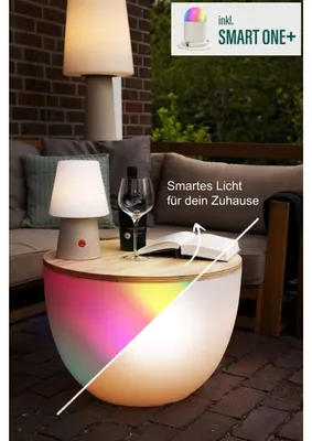 Produktbild von Beleuchteter Pflanztopf Shining Curvy Pot XM SMART ONE+
