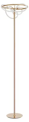 Image de Tiriac LED Lampadaire Métal, Or