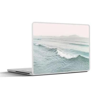 Produktbild von MuchoWow® Laptop Aufkleber Sticker Cover Meer - Wellen - Natur - Wasser 32.5x23.5 cm - Sticker für Laptop - Selbstklebend