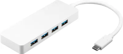 Zdjęcie produktu dla Goobay 66274, Przewodowa, USB 3.2 Gen 1 (3.1 Gen 1) Type-C, Biały, 5 Gbit/s, USB 3.2 Gen 1 (3.1 Gen 1) Type-A, 40 mm
