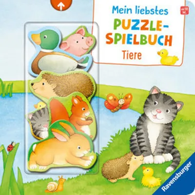 Obrázok produktu pre Mein liebstes Puzzle-Spielbuch - Tiere