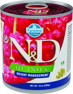 Productafbeelding van N&D Quinoa natvoer voor honden, voor gewichtsbeheersing, 285 gram - per 6 stuks