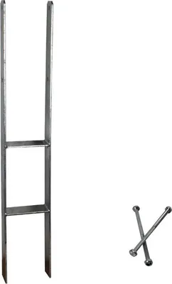 Produktbild von H-Anker Pfostenträger Carport H-Träger 91 mm feuerverzinkt  80 cm lang